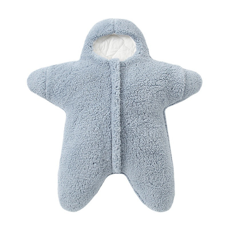 Baby Starfish Shaped Thickened Fleece Sleeping Bag | ZIGJOY