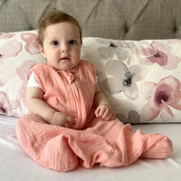 2 Pack 0.5 Tog Muslin Sleep Sack Baby Breathable Wearable Blanket