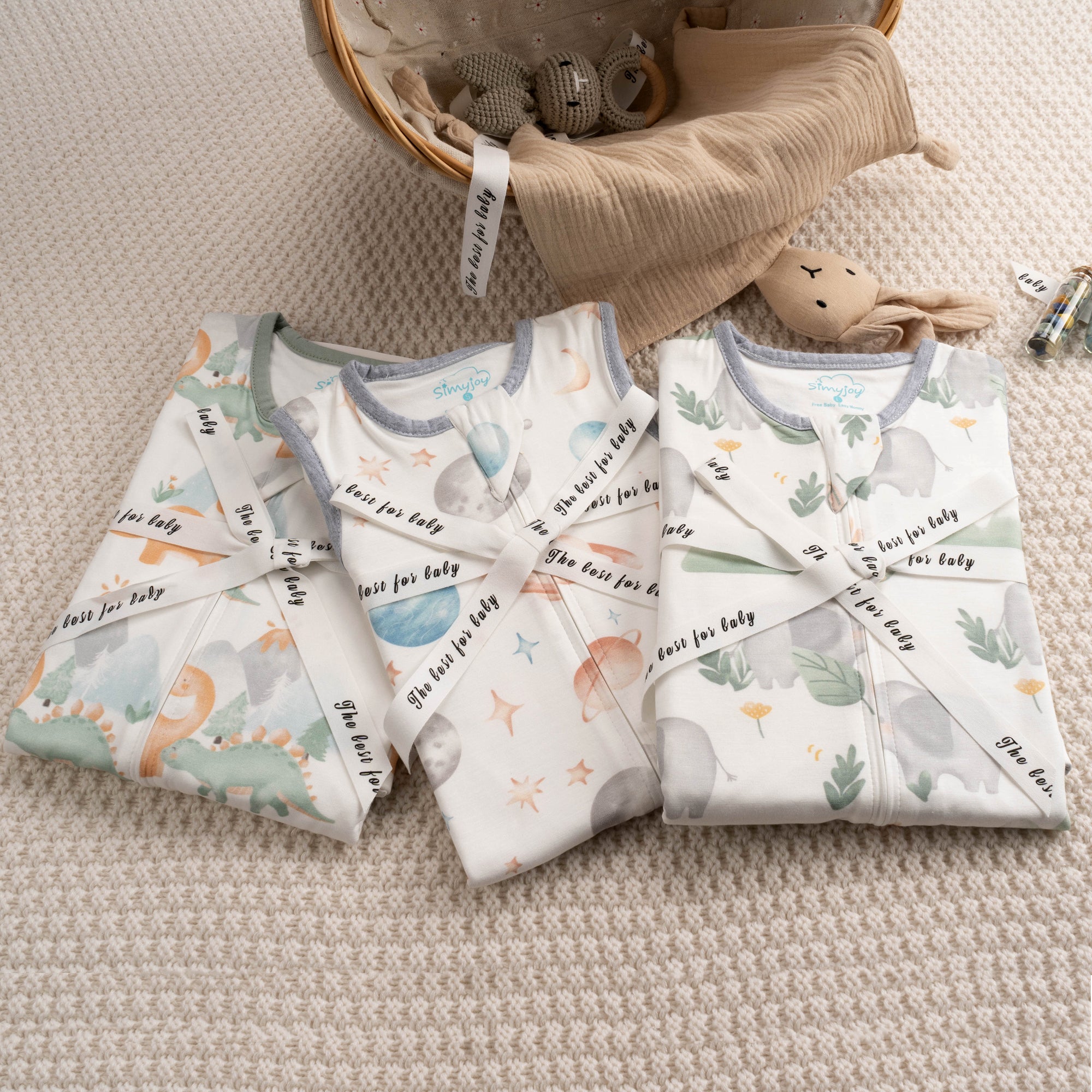 1.0 TOG Bamboo Soft Sleep Sack with 2-Way Zipper for Toddler