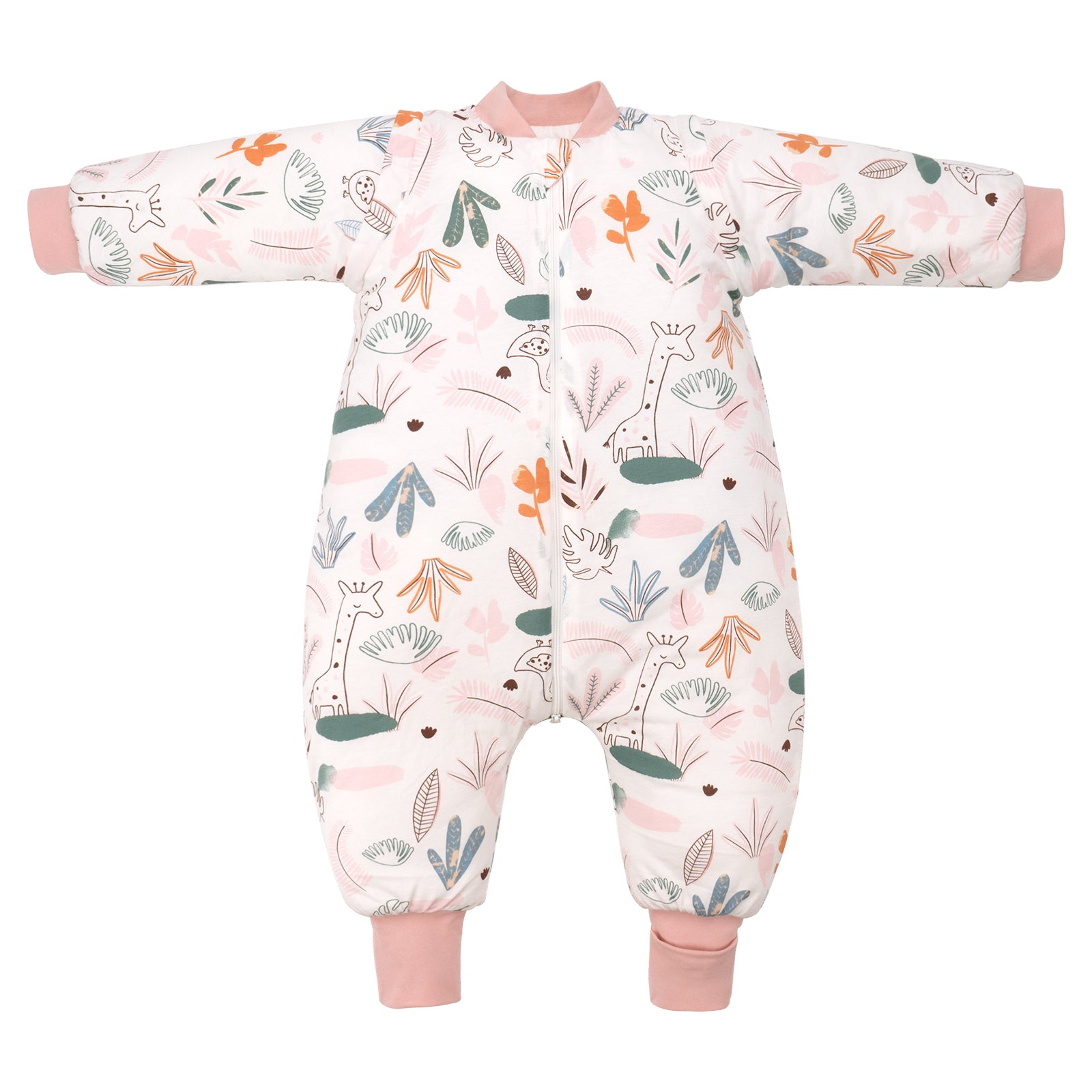 2.5 Tog Removable Sleeves Toddler Sleep Sack with Feet 1-3 Years