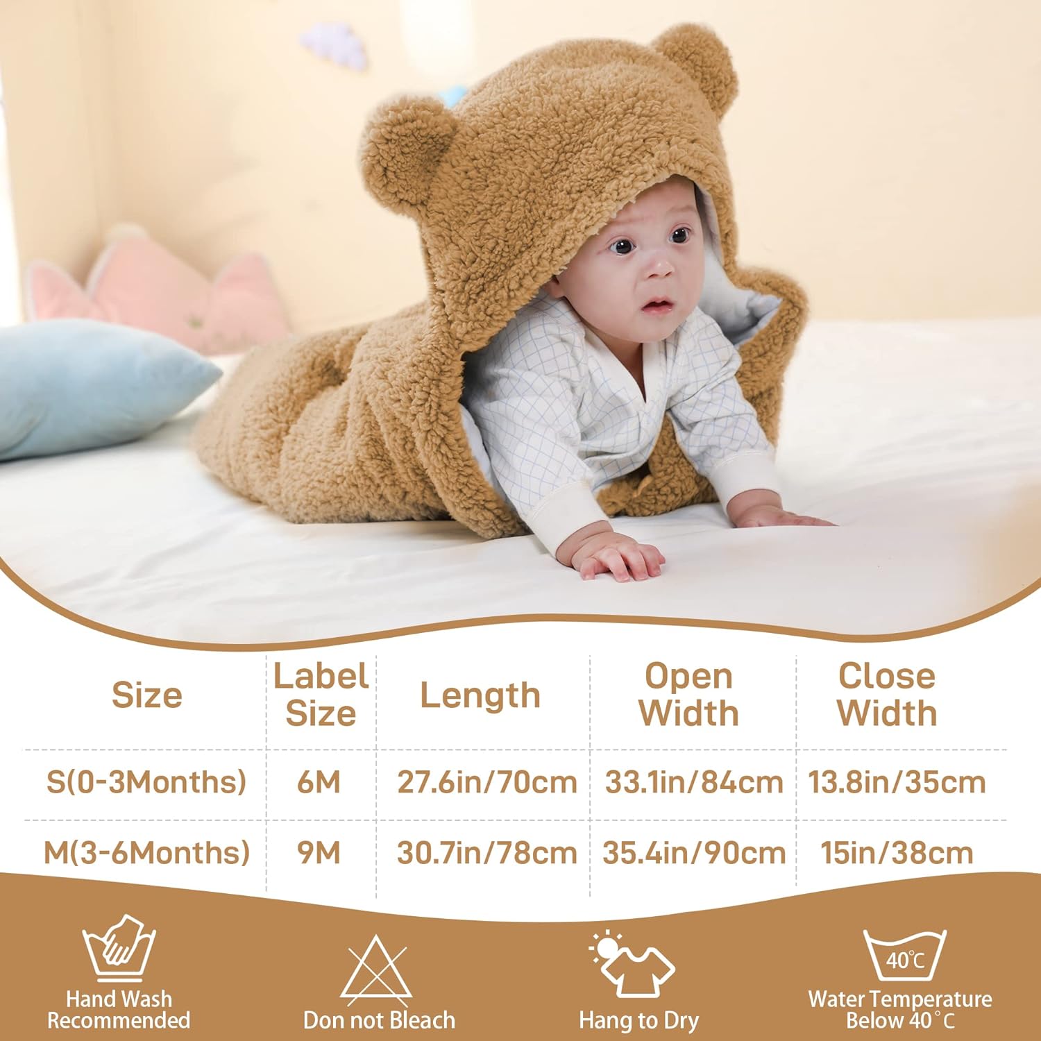 Baby bear swaddle deals