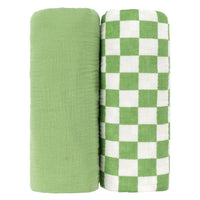 Muslin Swaddle Blankets Baby, 100% Cotton Muslin Baby Blanket for Newborn Boys Girls