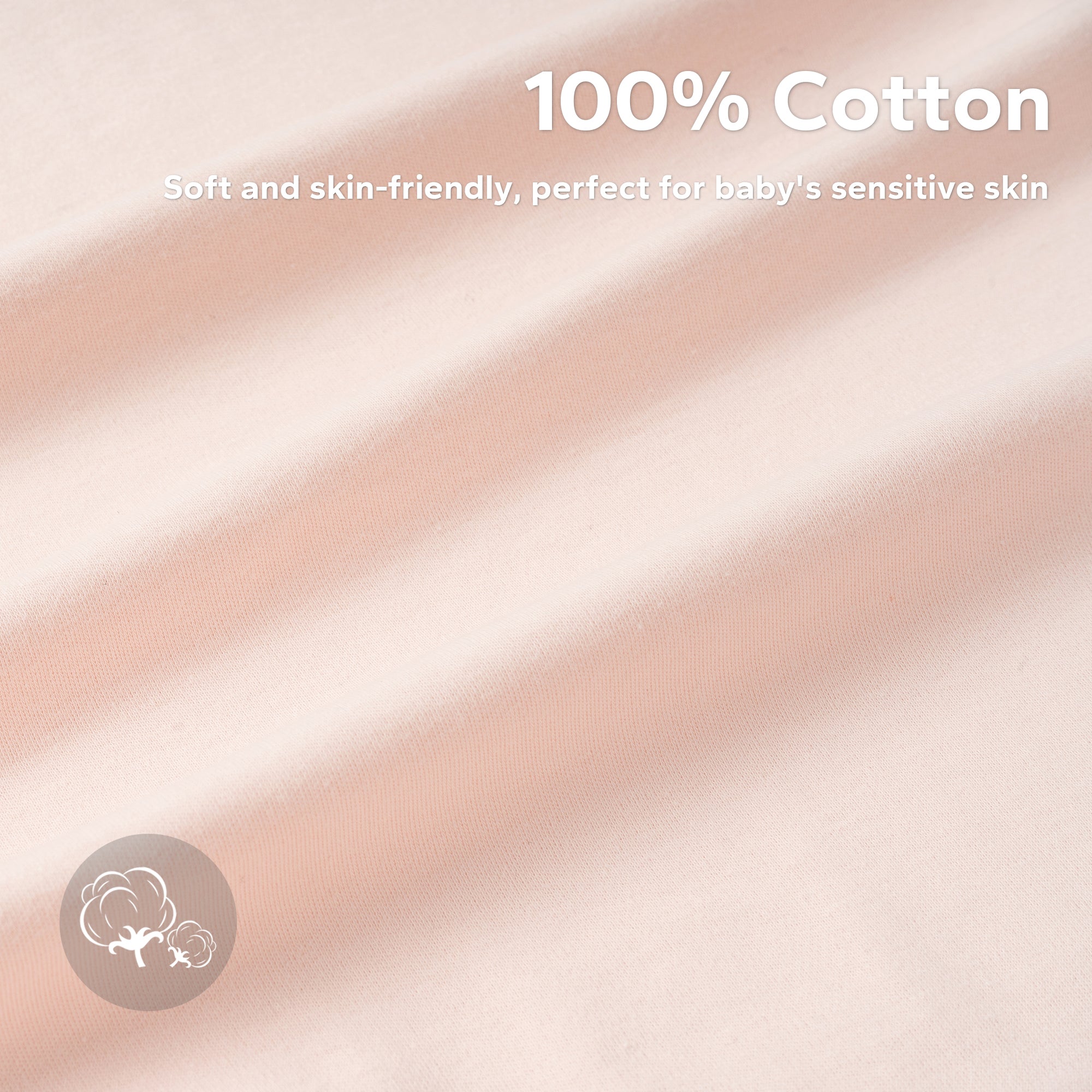 1.0 Tog Newborn Sleeveless Sleep Sack 100% Cotton 0-18 Months