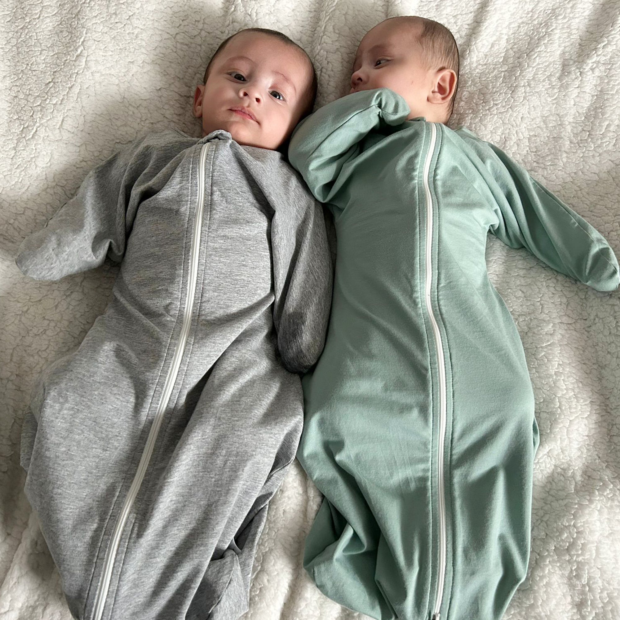 1.0 Tog Shark-Fin Transition Swaddle 100% Cotton Fiber