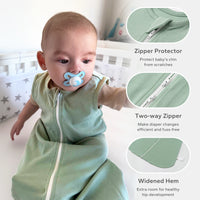 2 Pack 0.5 TOG  Sleeveless Baby Sleep Bag 100% Cotton 0-18 Months