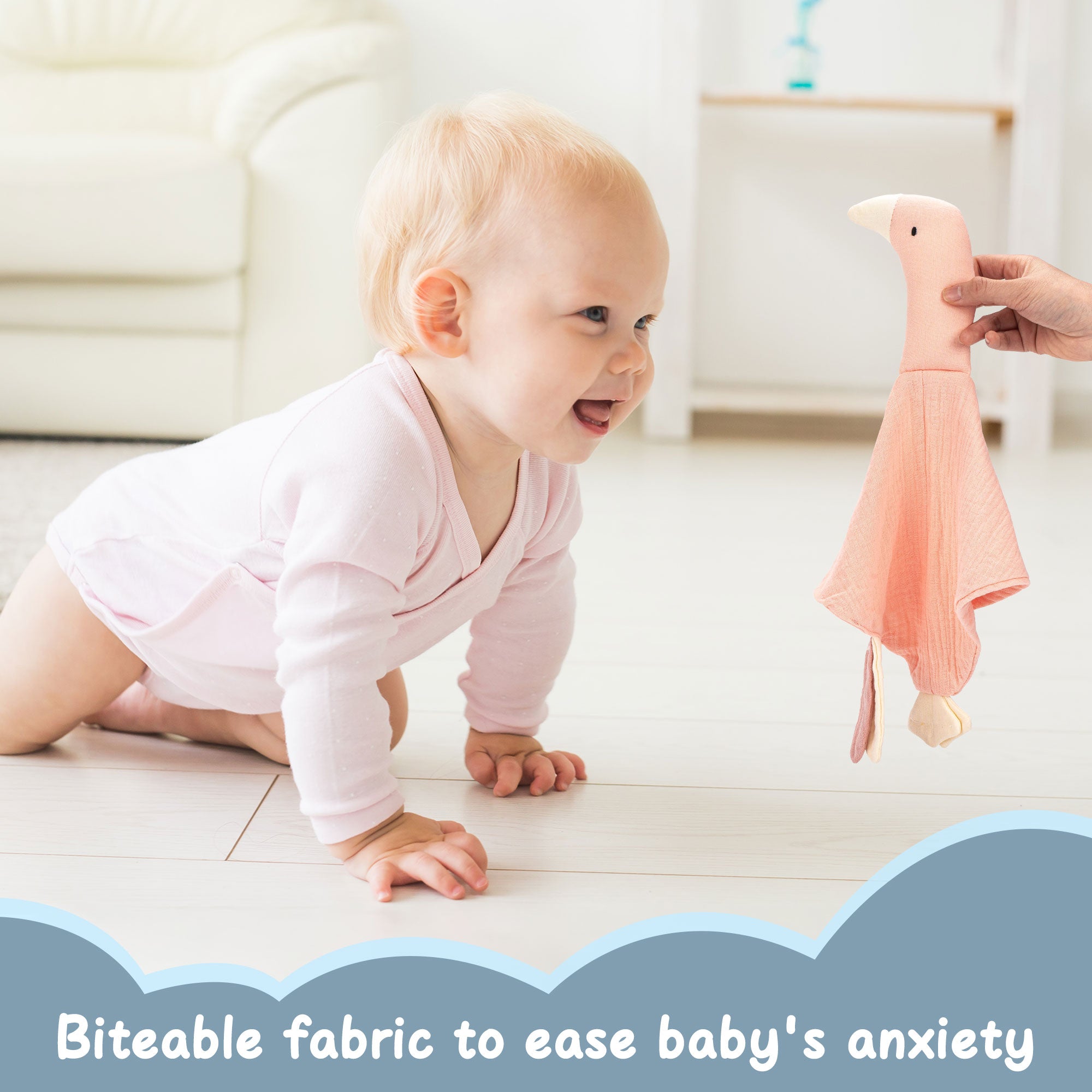 Soft 100% Muslin Cotton Security Blanket for Babies Gifts for Boys and Girls