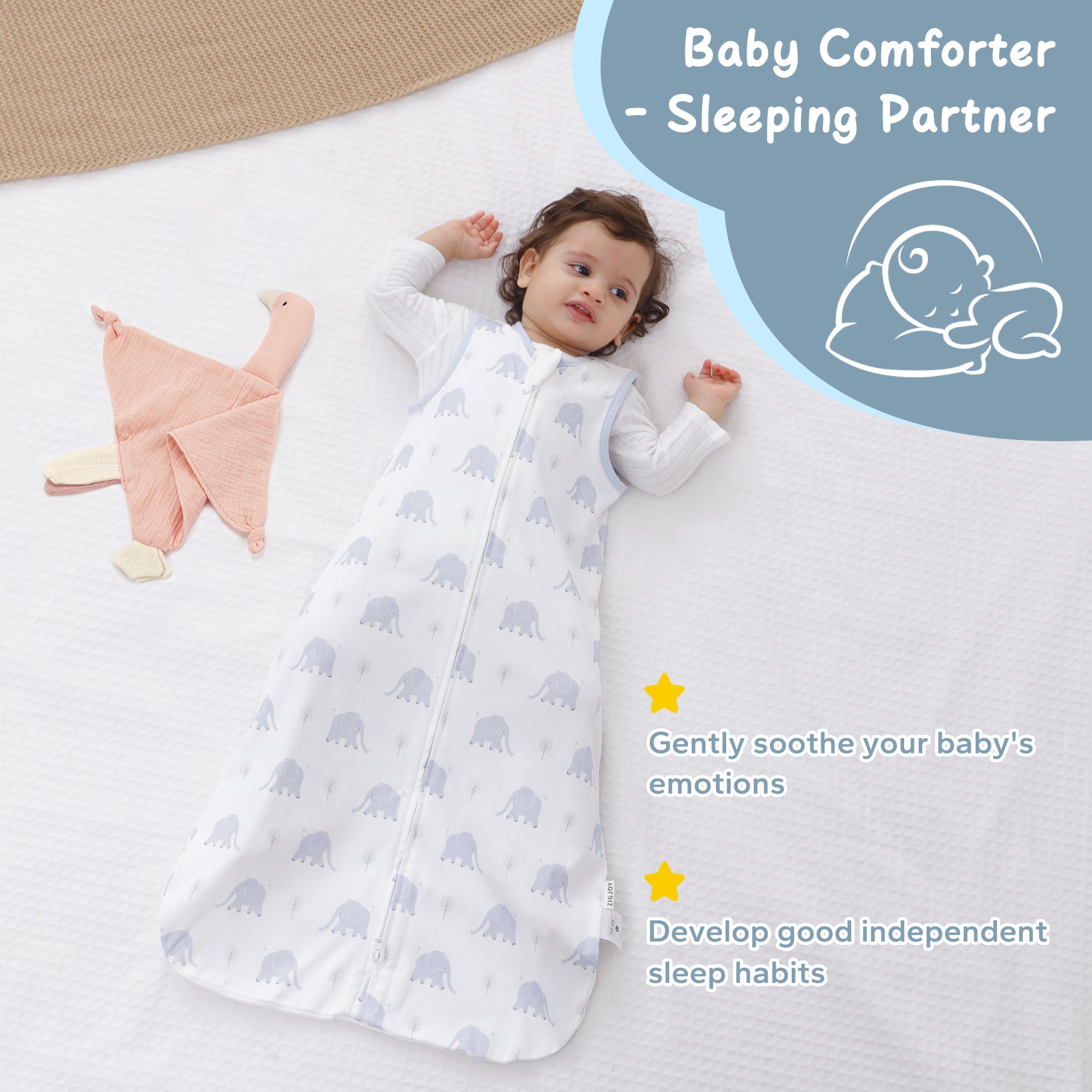 Soft 100% Muslin Cotton Security Blanket for Babies Gifts for Boys and Girls