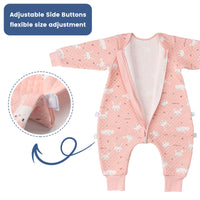 1.5 Tog Long Sleeve Split Legs Sleeping Bag
