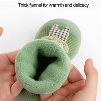 ZIGJOY Toddler Lamb Fleece Padded Floor Socks Shoes