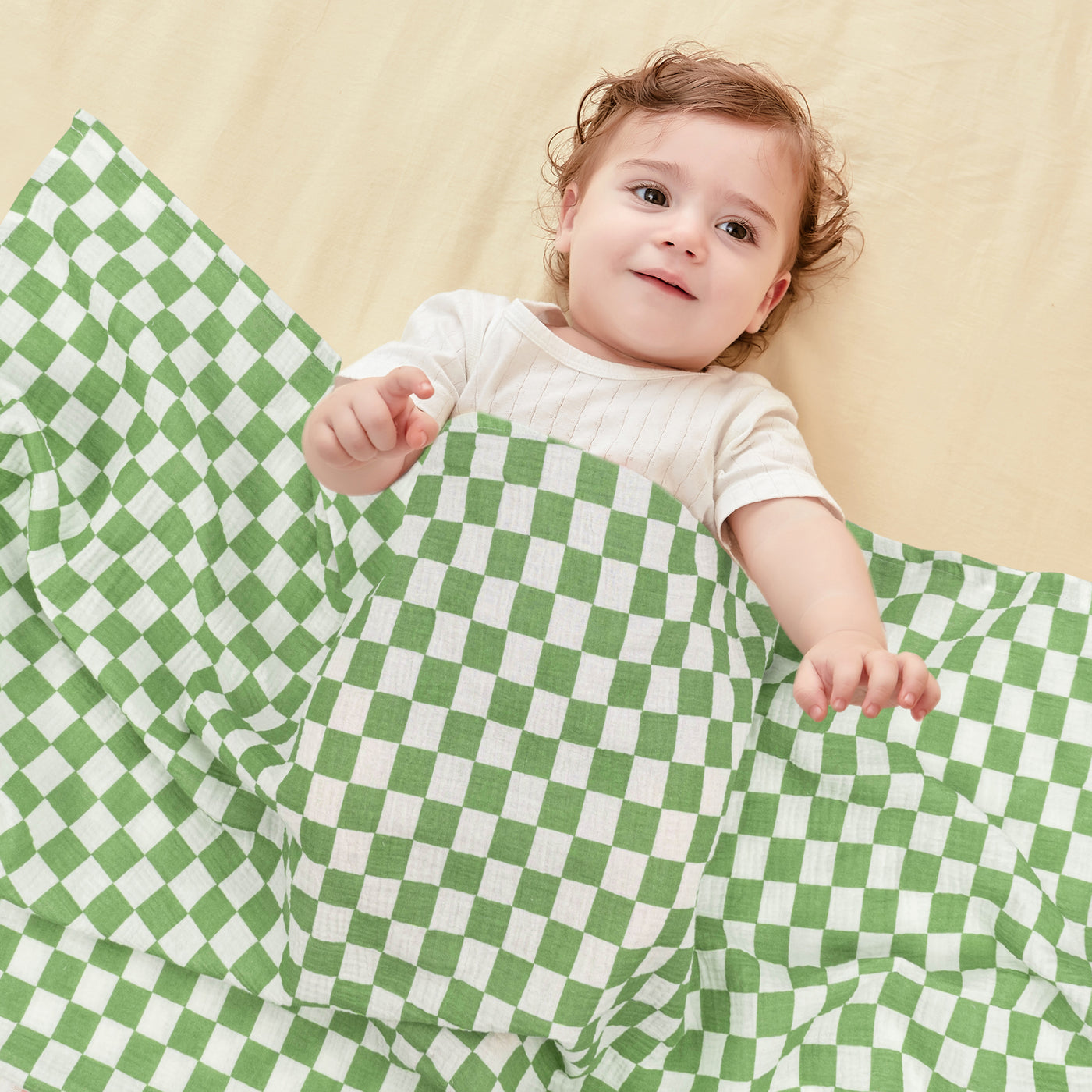 Muslin Swaddle Blankets Baby, 100% Cotton Muslin Baby Blanket for Newborn Boys Girls