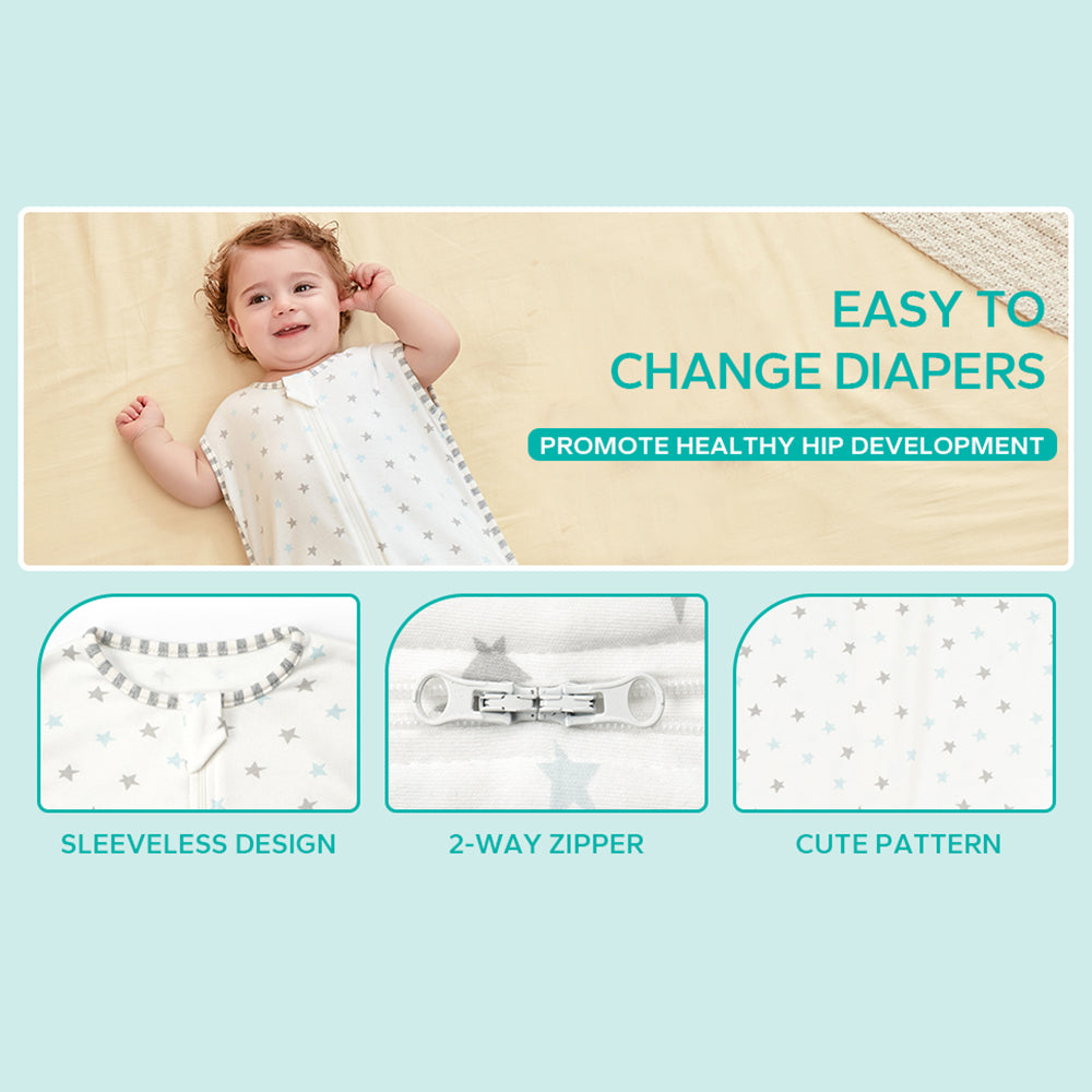 2 Way Zipper Muslin Toddler Wearable Blanket · ZIGJOY
