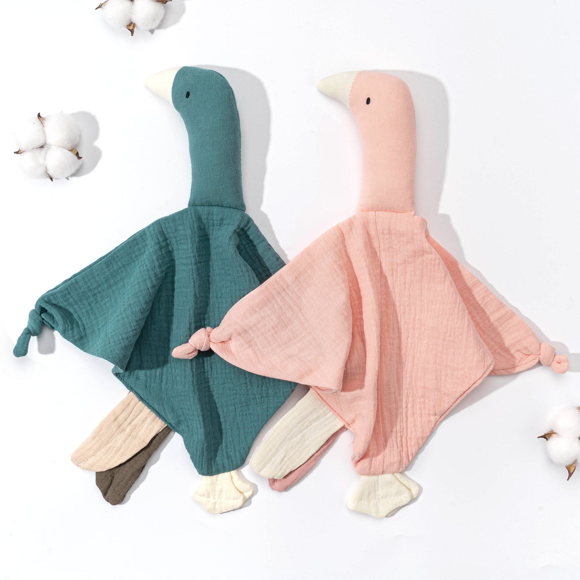 Soft 100% Muslin Cotton Security Blanket for Babies Gifts for Boys and Girls
