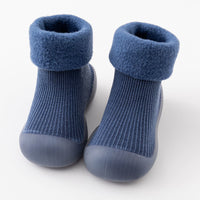 ZIGJOY Toddler Lamb Fleece Padded Floor Socks Shoes