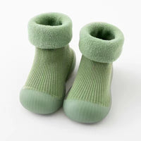 ZIGJOY Toddler Lamb Fleece Padded Floor Socks Shoes