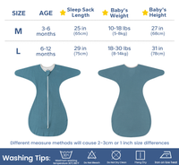 1.0 Tog 95% Bamboo Shark-Fin Transition Swaddle 0-9 Months