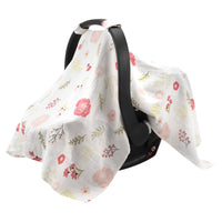 100% Muslin  Breathable Cotton Car Seat Covers for Babies, Universal Baby Car Seat Cover