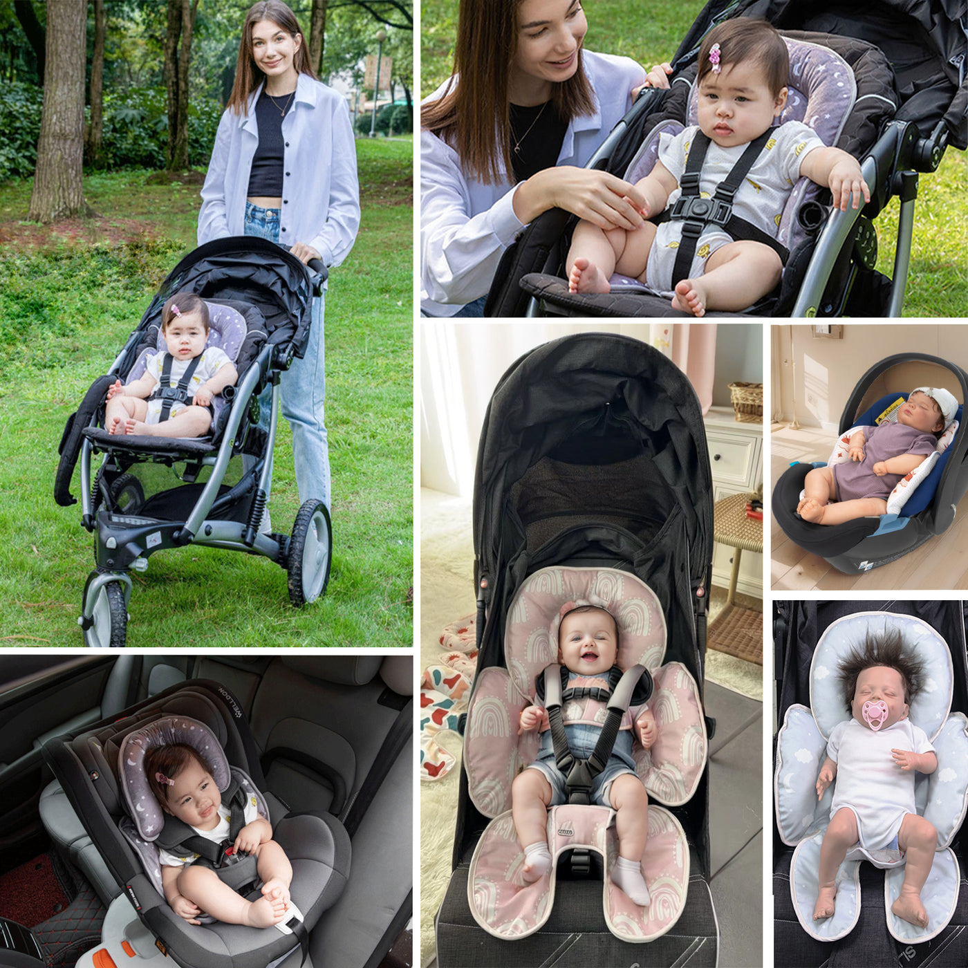 detachable stroller car seat Detachable 2-in-1 Multi-Functional Baby Car Seat Support Newborn to To