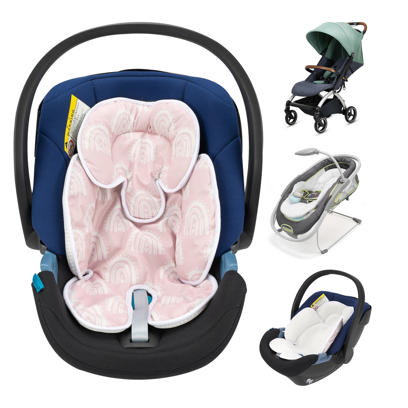 cybex car seat head support Detachable 2-in-1 Multi-Functional Baby Car Seat Support Newborn to Toddler