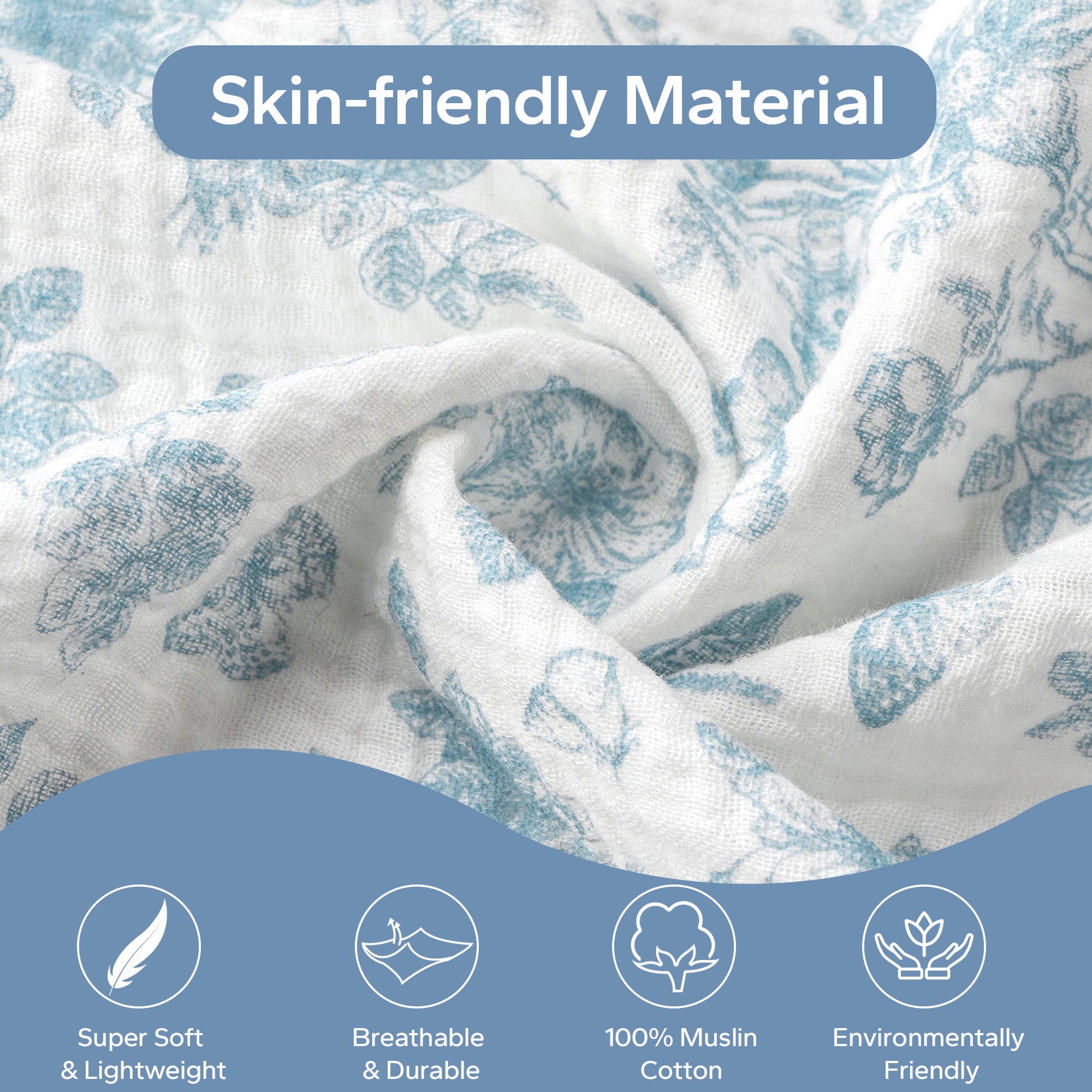 100% Muslin  Breathable Cotton Car Seat Covers for Babies, Universal Baby Car Seat Cover